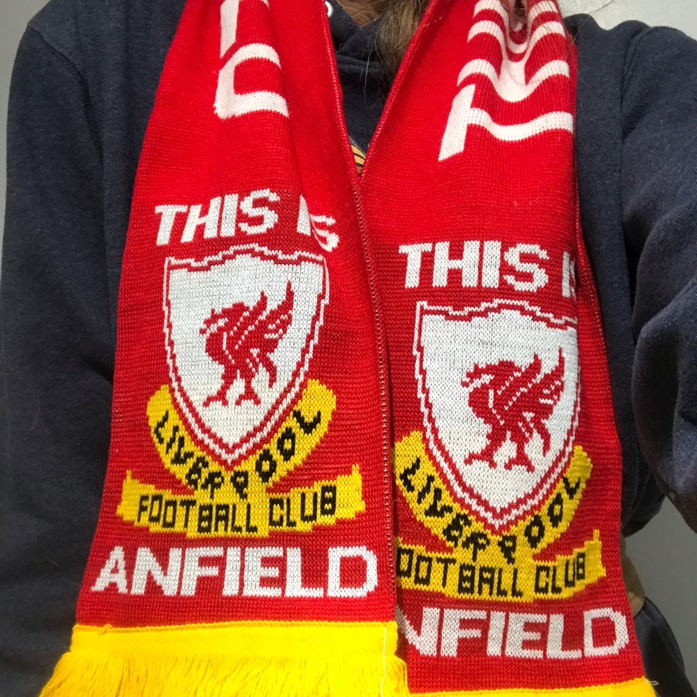 Liverpool FC 'This Is Anfield' Red & Yellow Scarf - Picture 5 of 11